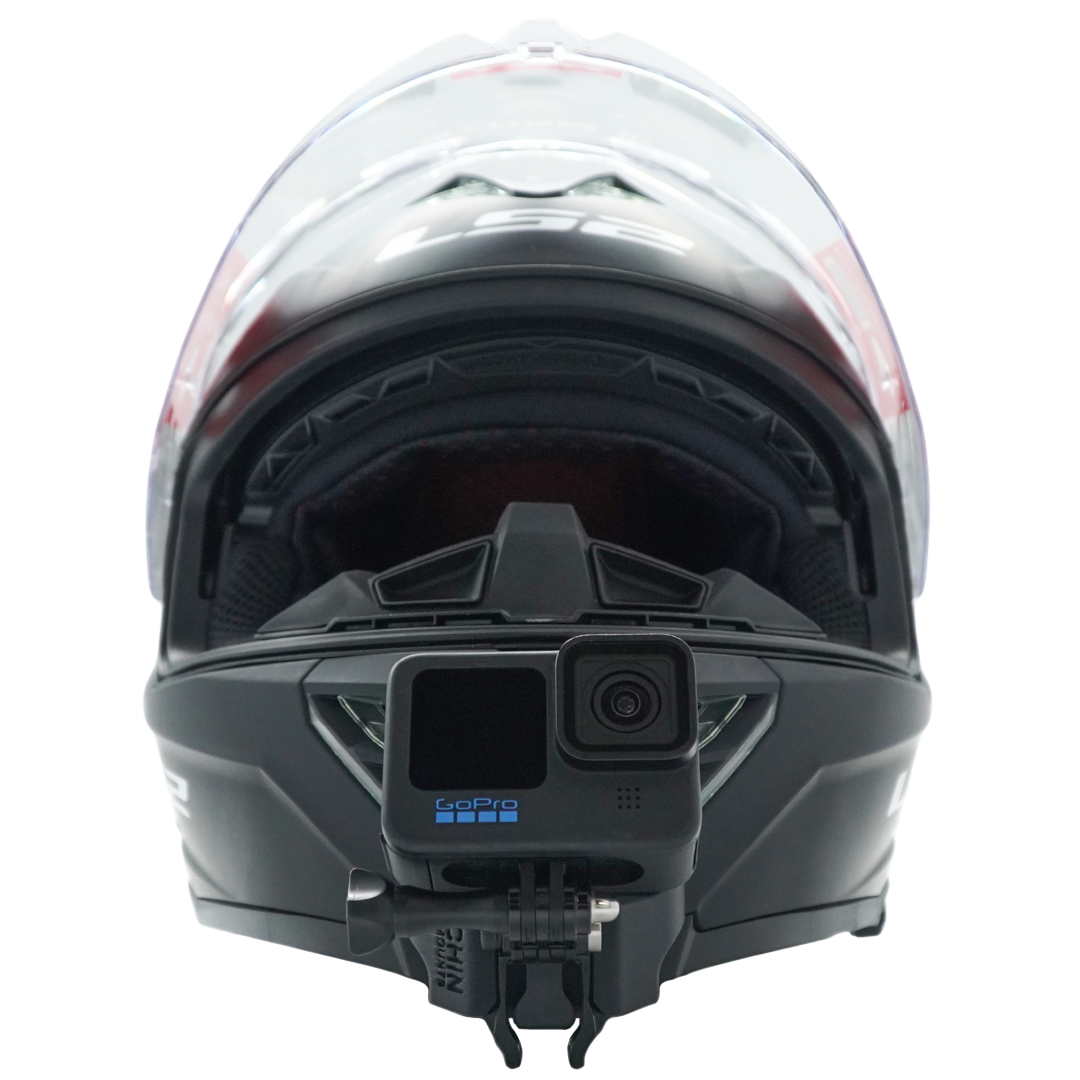 LS2 Storm 3 FF818 Helmet Camera Chin Mount for GoPro, Insta360, more