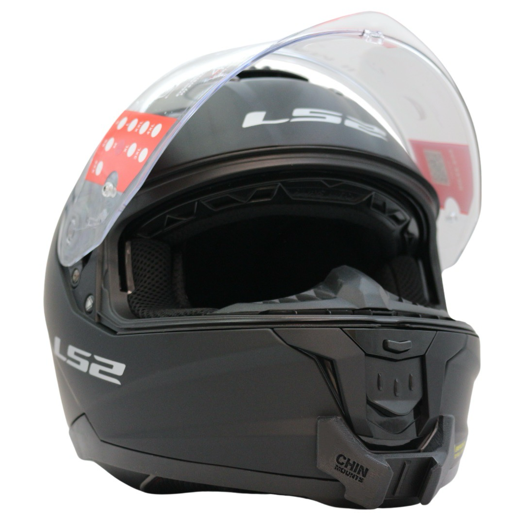 LS2 Stream 2 Helmet Camera Chin Mount for GoPro, Insta360, DJI, & more