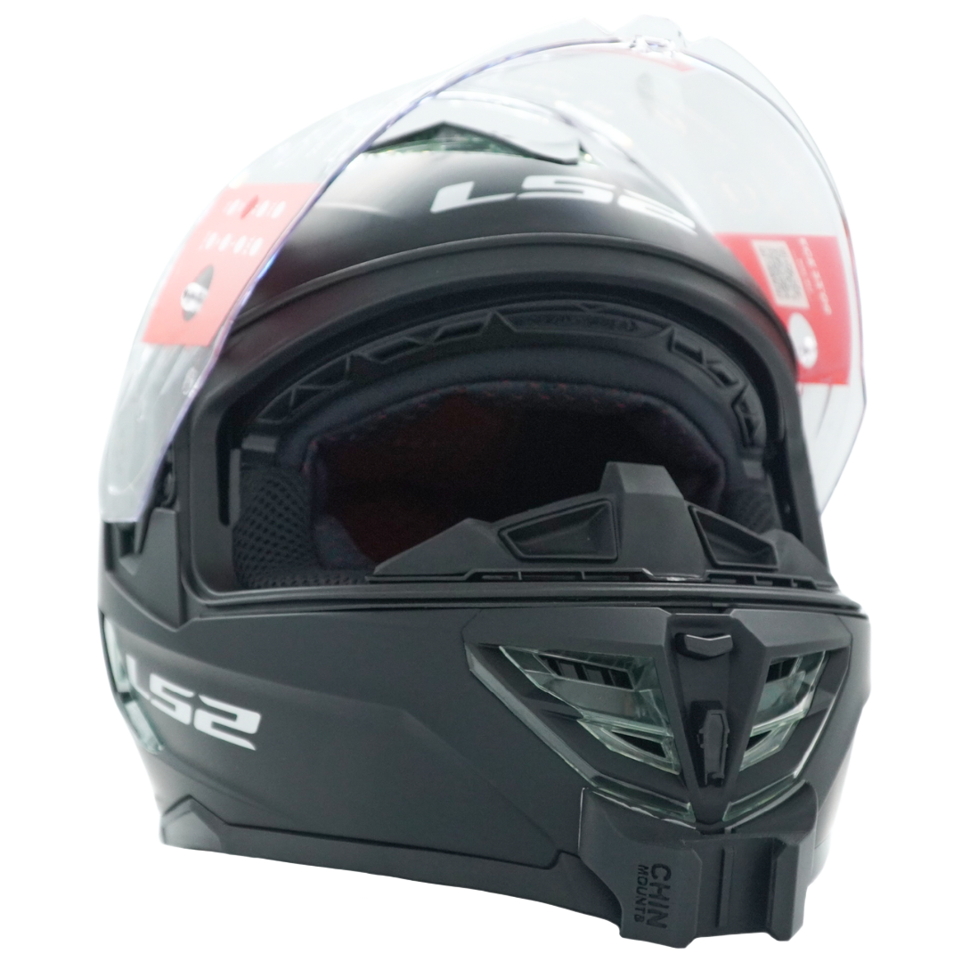 LS2 Assault 3 Helmet Camera Chin Mount for GoPro, Insta360, & more