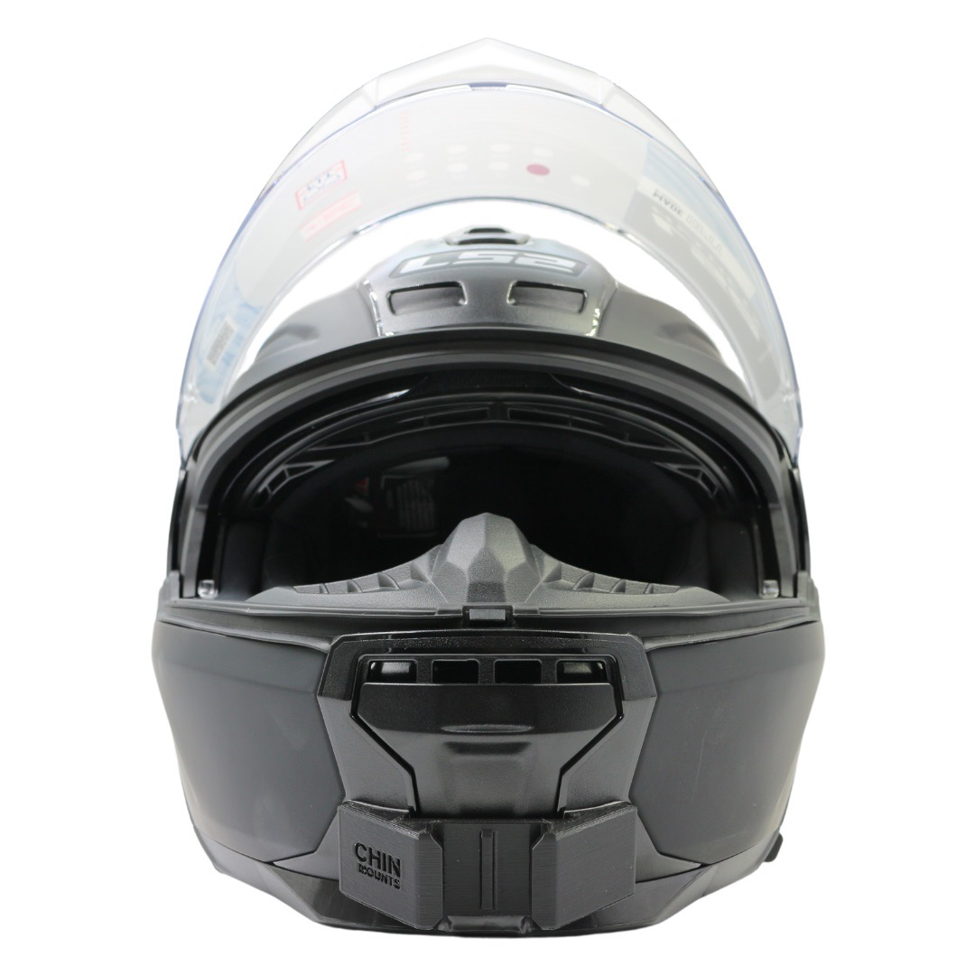 LS2 Horizon 2 Helmet Camera Chin Mount for GoPro, Insta360, DJI, & more