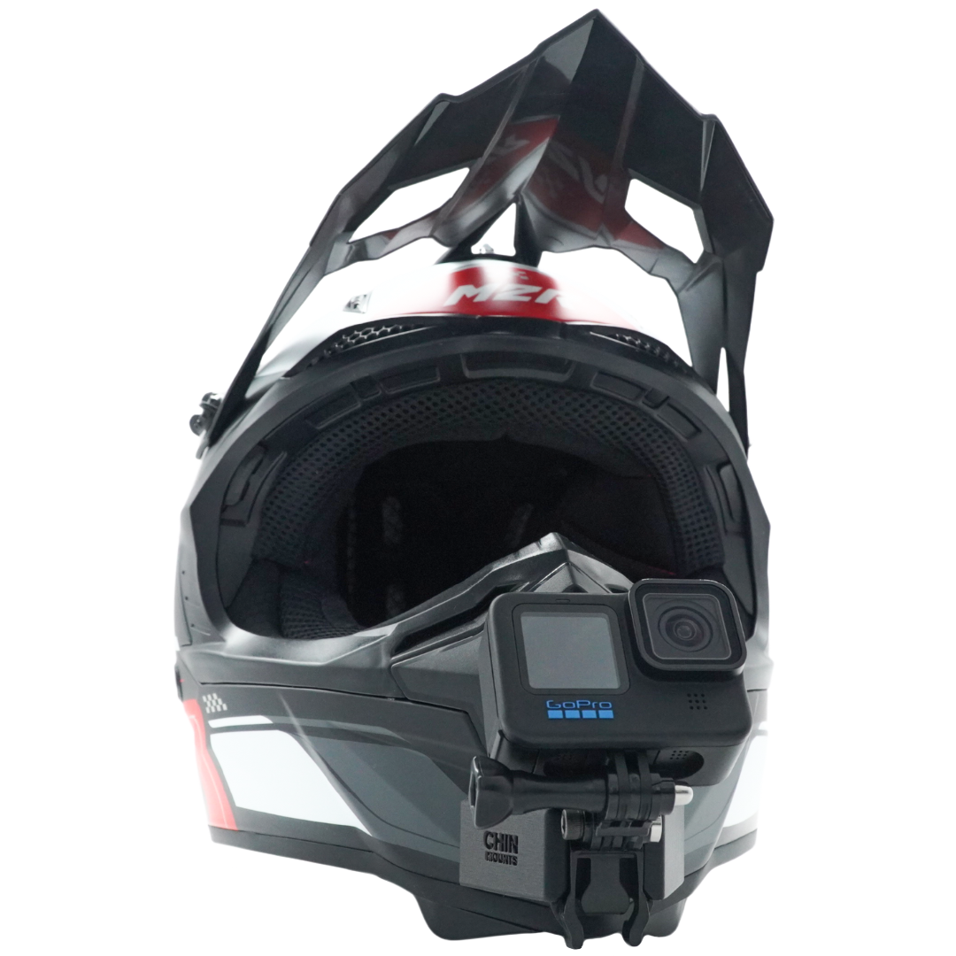 M2R X2.1 Helmet Chin Mount For Action Camera GoPro, Insta360, DJI, & more