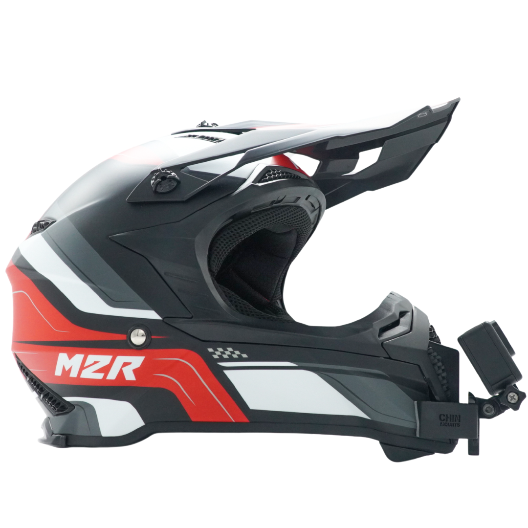 M2R X2.1 Helmet Chin Mount For Action Camera GoPro, Insta360, DJI, & more