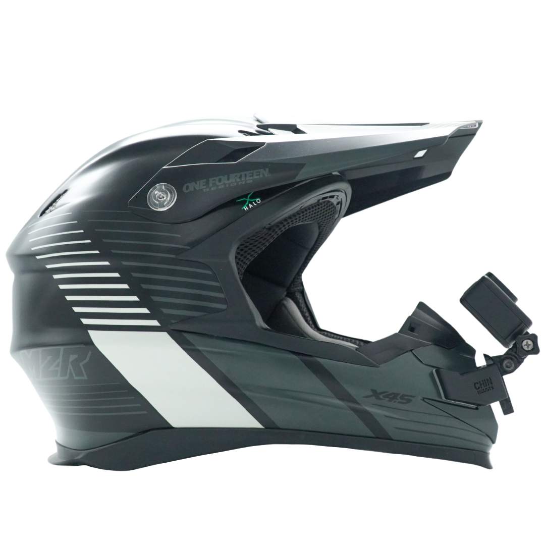 M2R X4.5 Helmet Chin Mount For Action Camera GoPro, Insta360, DJI, & more