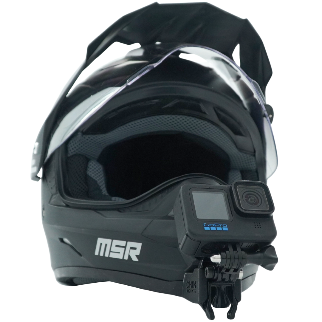 MSR Xpedition ADV Helmet Chin Mount For Action Camera GoPro, Insta360, DJI, & more