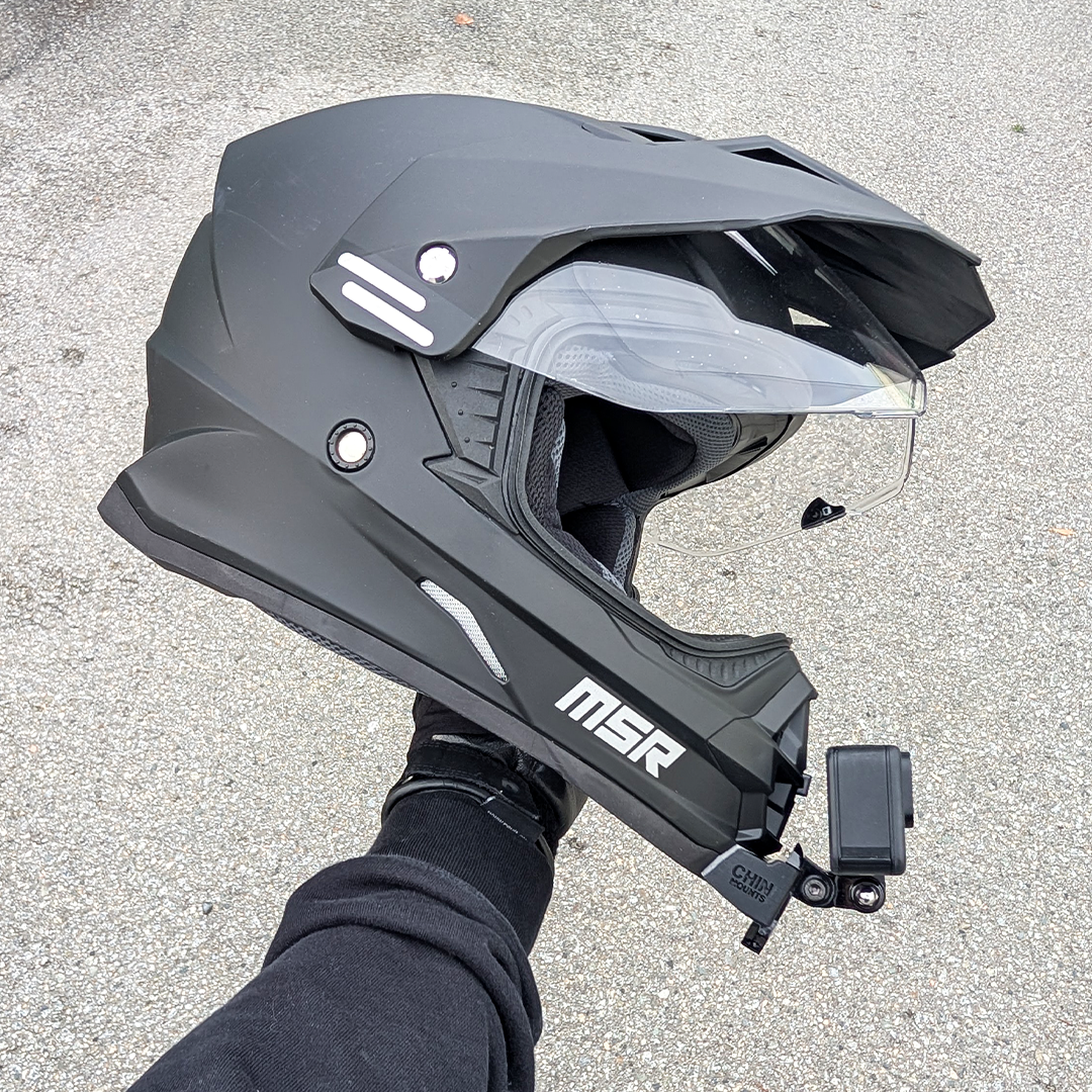 MSR Xpedition ADV Helmet Chin Mount For Action Camera GoPro, Insta360, DJI, & more