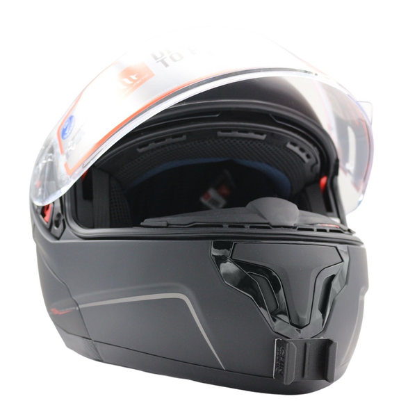 mt alamo helmet MT Helmets Atom SV Helmet Chin Mount For GoPro, Insta360, DJI, & more —  Chin Mounts