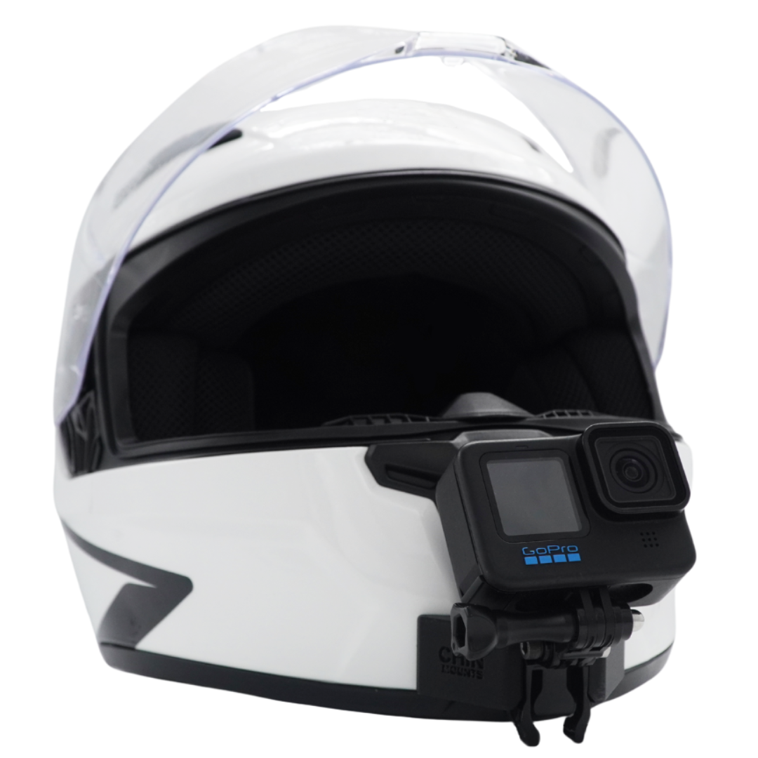 go pro hero 6 for motorcycle helmet MTR S-6 Evo Helmet Chin Mount For GoPro, Insta360, DJI, & more — Chin Mounts