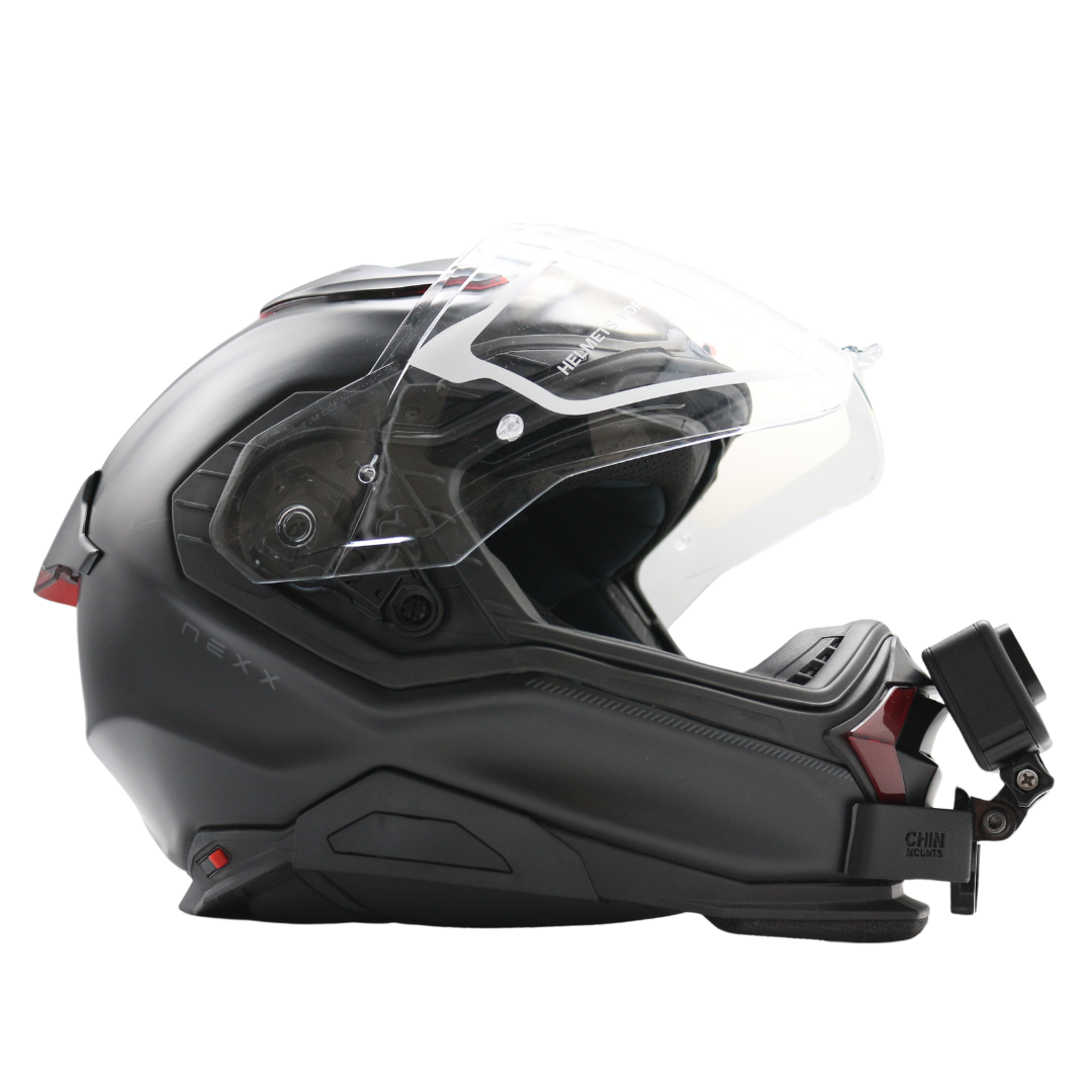 Nexx Helmet Camera Chin Mount for GoPro, Insta360, DJI