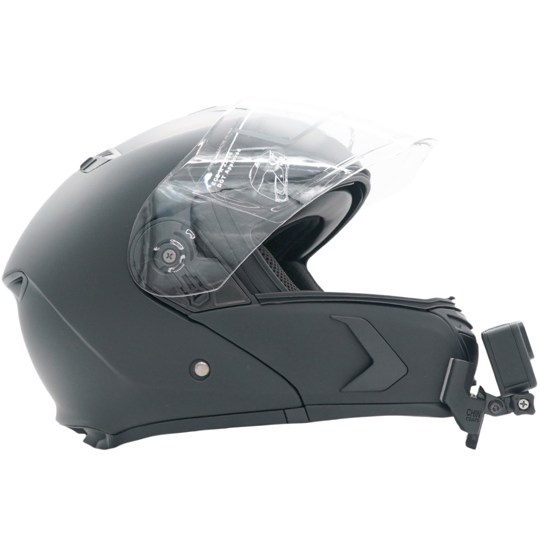 Nishua NFX-4 Helmet Chin Mount for Action Camera GoPro, Insta360, DJI, & more