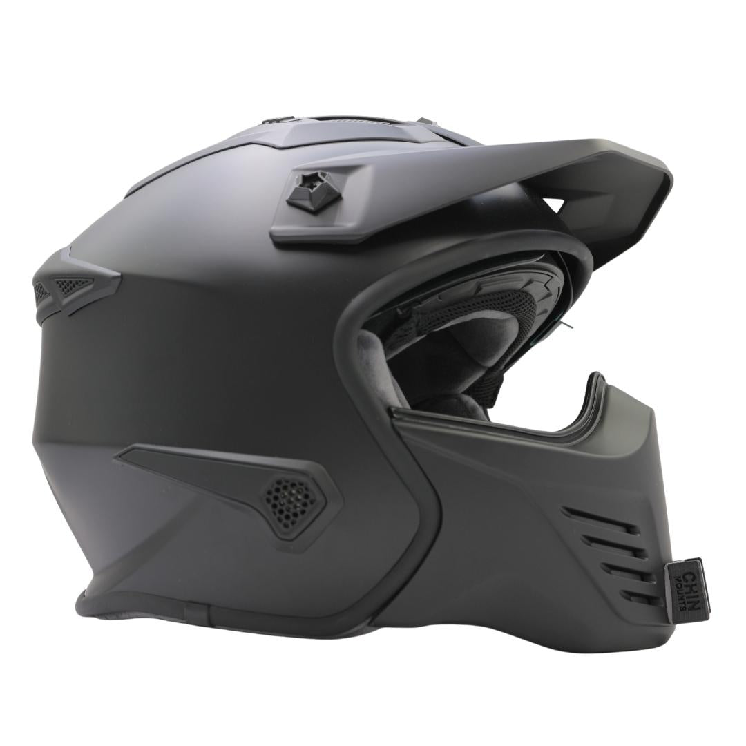 NoRisk Darth II Helmet Chin Mount For Action Camera GoPro, Insta360, DJI, & more