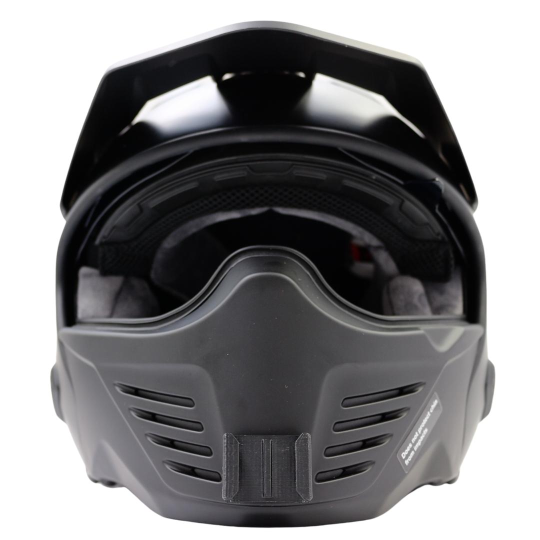 NoRisk Darth II Helmet Chin Mount For Action Camera GoPro, Insta360, DJI, & more