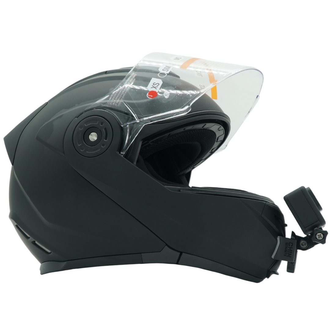 NoRisk Route FF345 Helmet Chin Mount For Action Camera GoPro, Insta360, DJI, & more