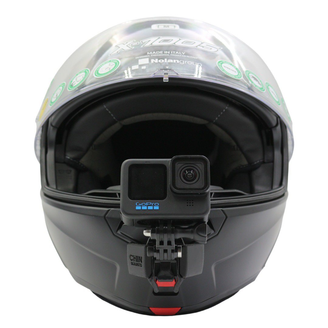 Nolan X-1005 Motorcycle Helmet Chin Mount for GoPro, Insta360, DJI, & more