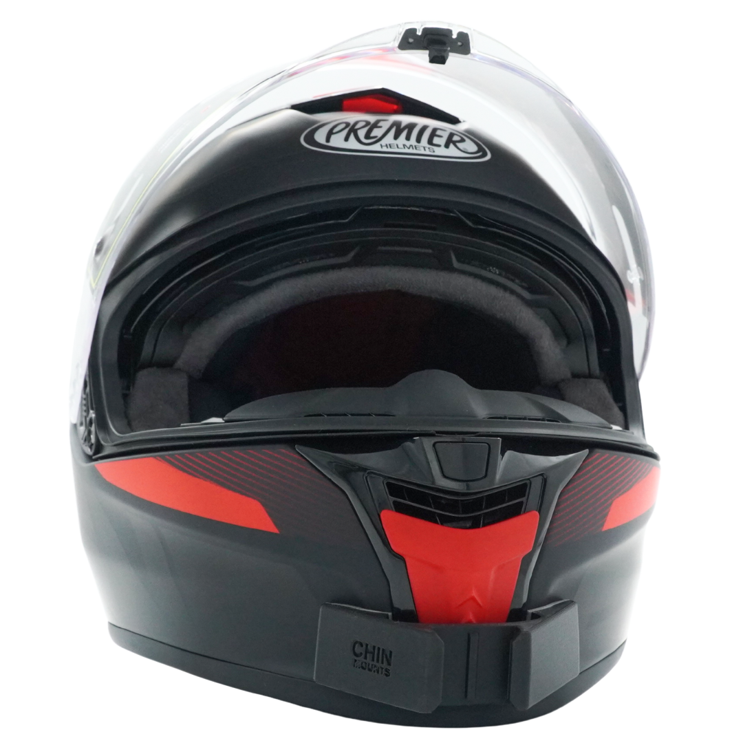 Premier Evoluzione Helmet Chin Mount for Action Camera GoPro, Insta360, DJI, & more