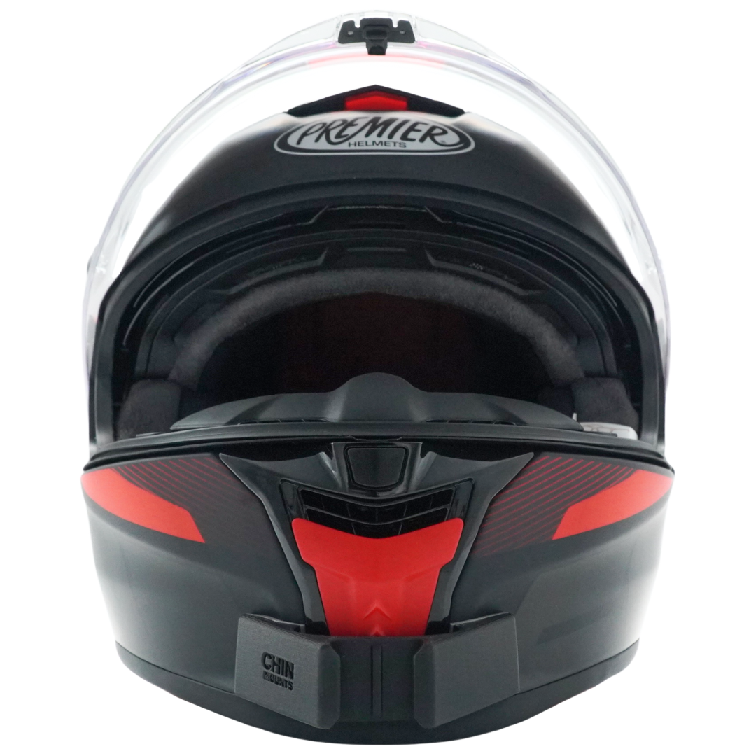 Premier Evoluzione Helmet Chin Mount for Action Camera GoPro, Insta360, DJI, & more