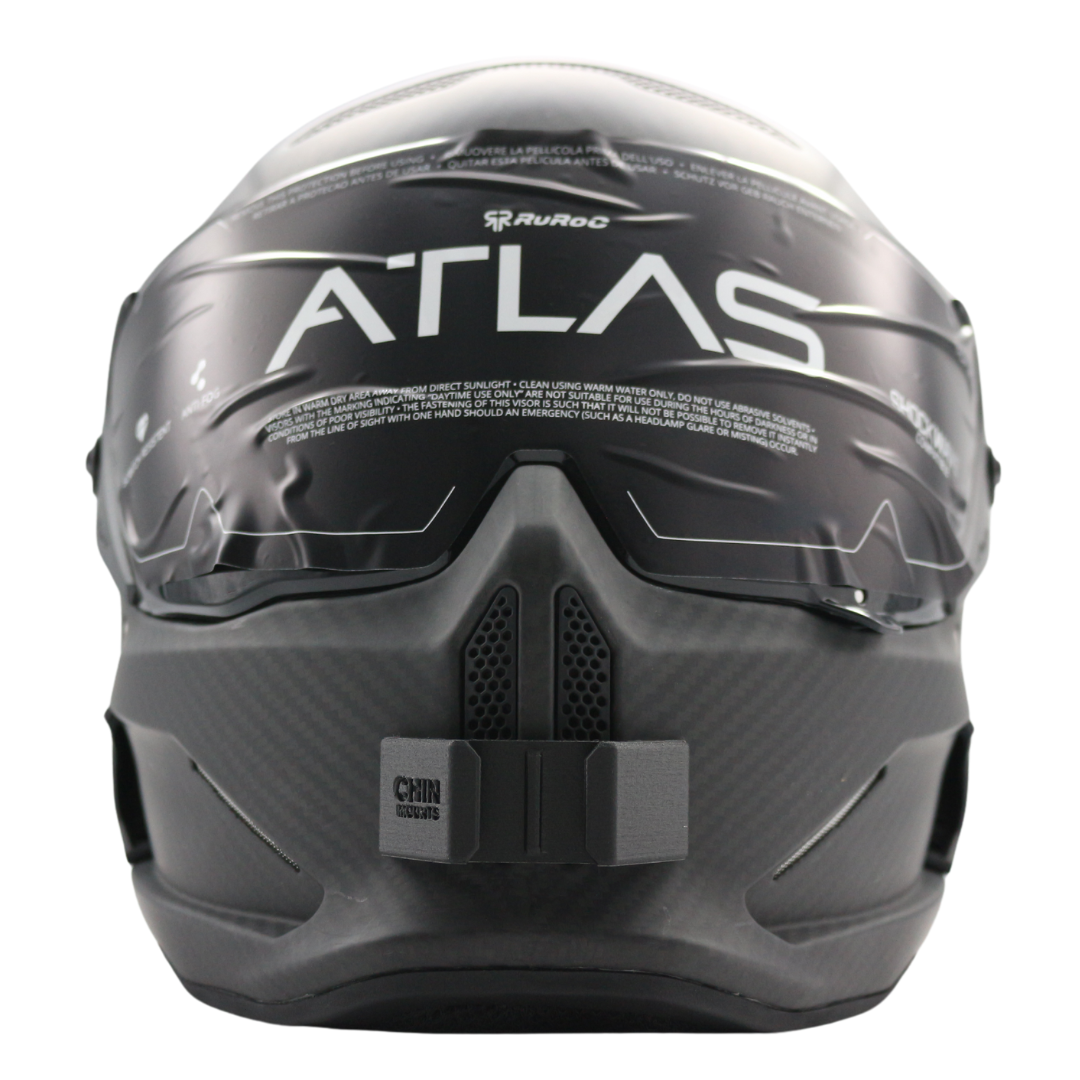 atlas helmet motorcycle Ruroc Atlas 1.0/2.0/3.0/4.0 Helmet Chin Mount For GoPro, Insta360, DJI, & more — Chin Mounts
