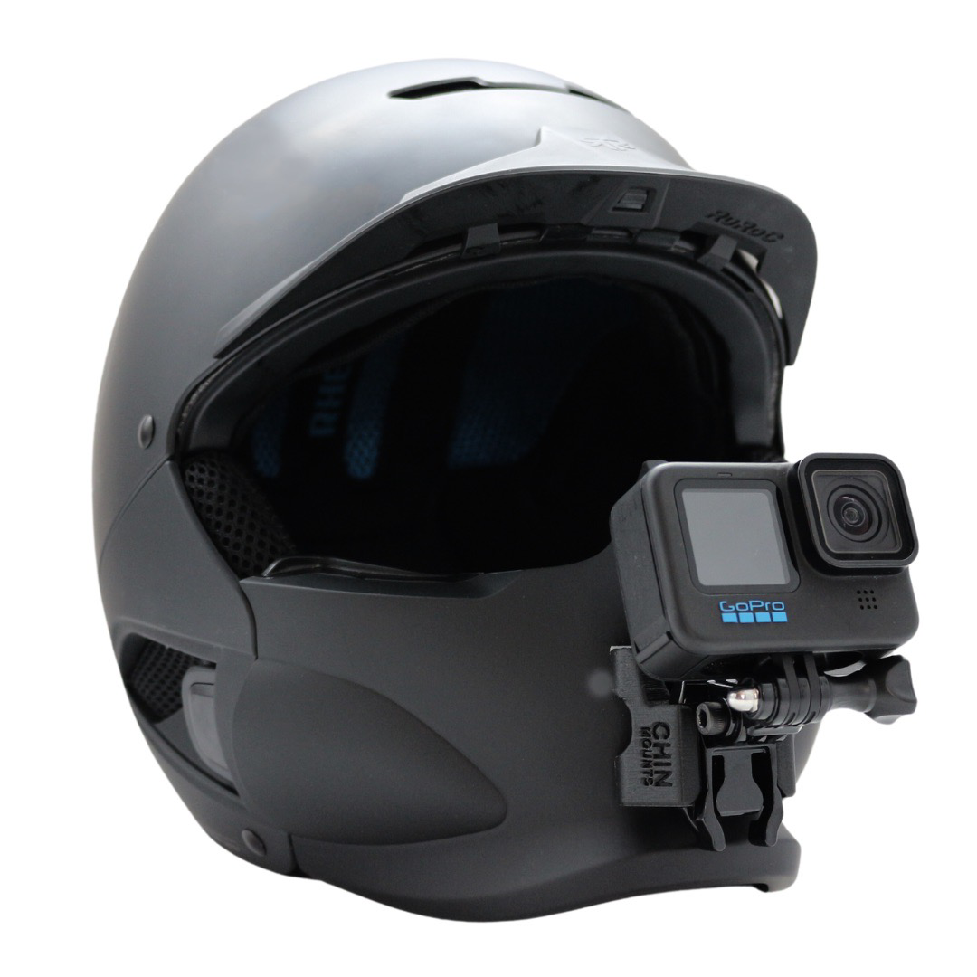 Ruroc RG1-DX Helmet Chin Mount For Action Camera GoPro, Insta360