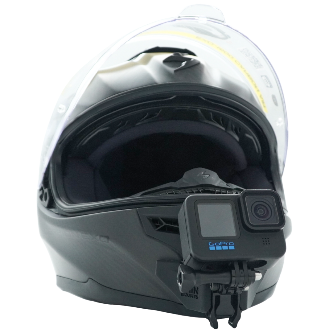 Scorpion EXO-1500 Air Helmet Chin Mount For Action Camera GoPro, Insta360, DJI, & more