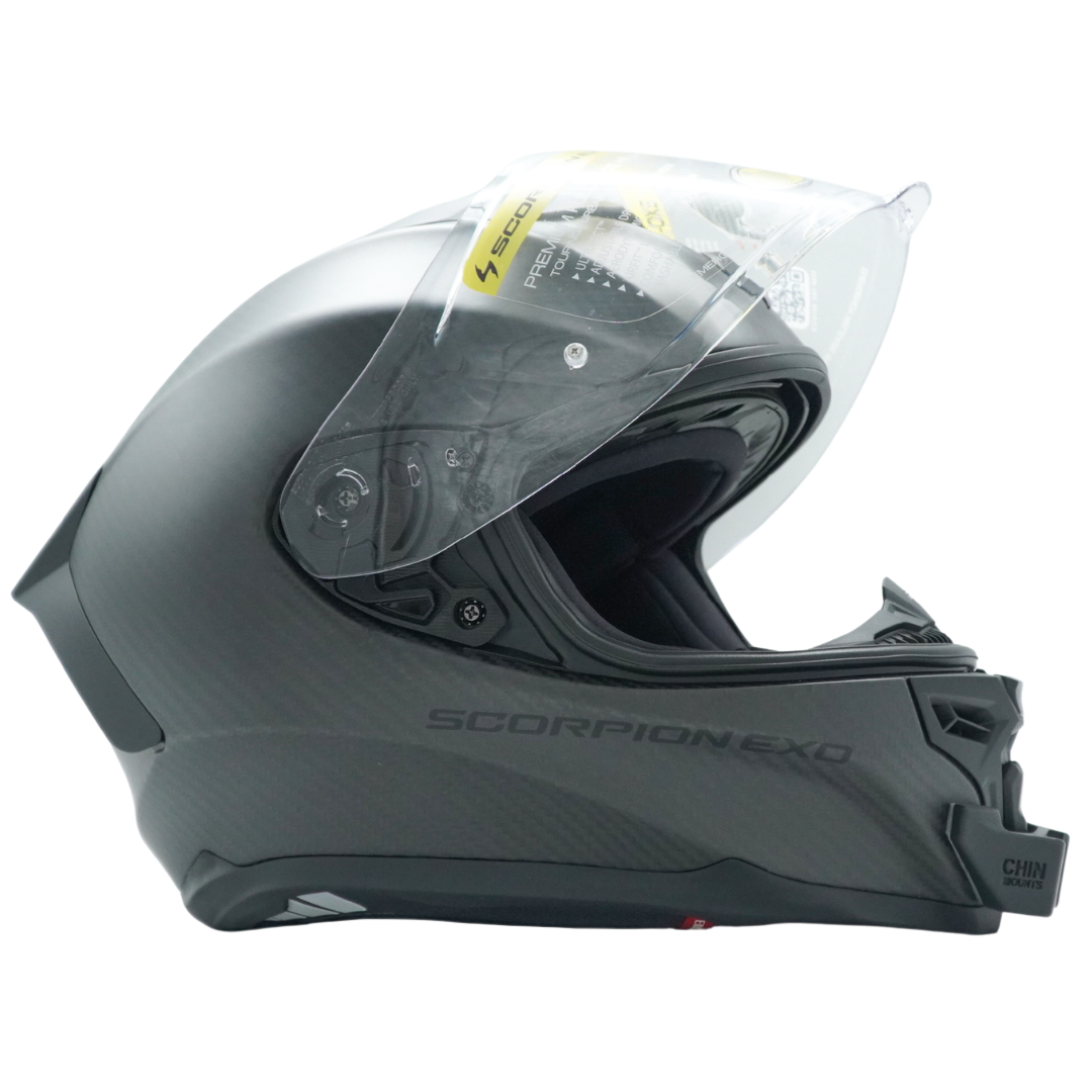 Scorpion EXO-1500 Air Helmet Chin Mount For Action Camera GoPro, Insta360, DJI, & more