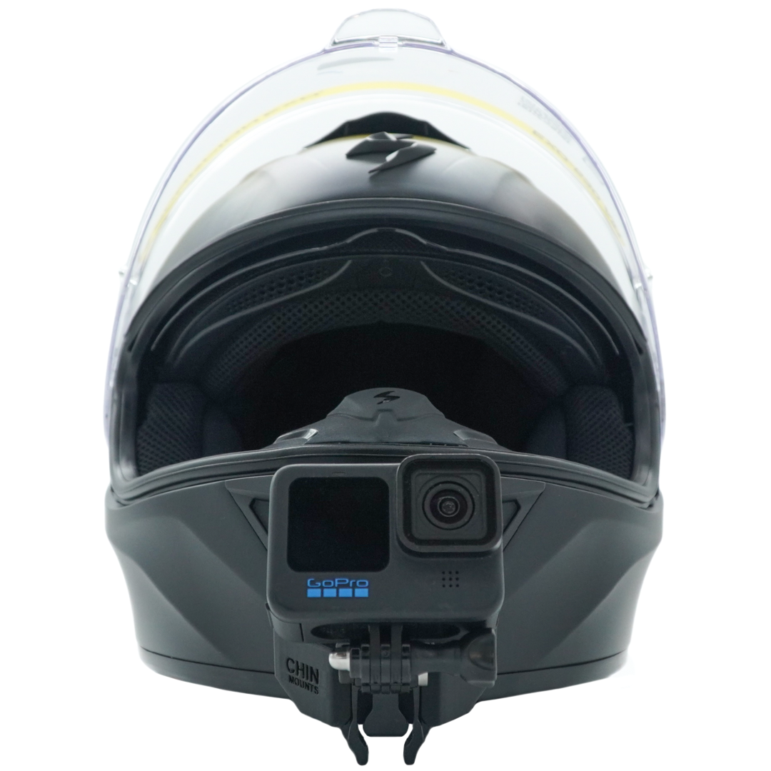 Scorpion EXO-530 Air Helmet Chin Mount For Action Camera GoPro, Insta360, DJI, & more