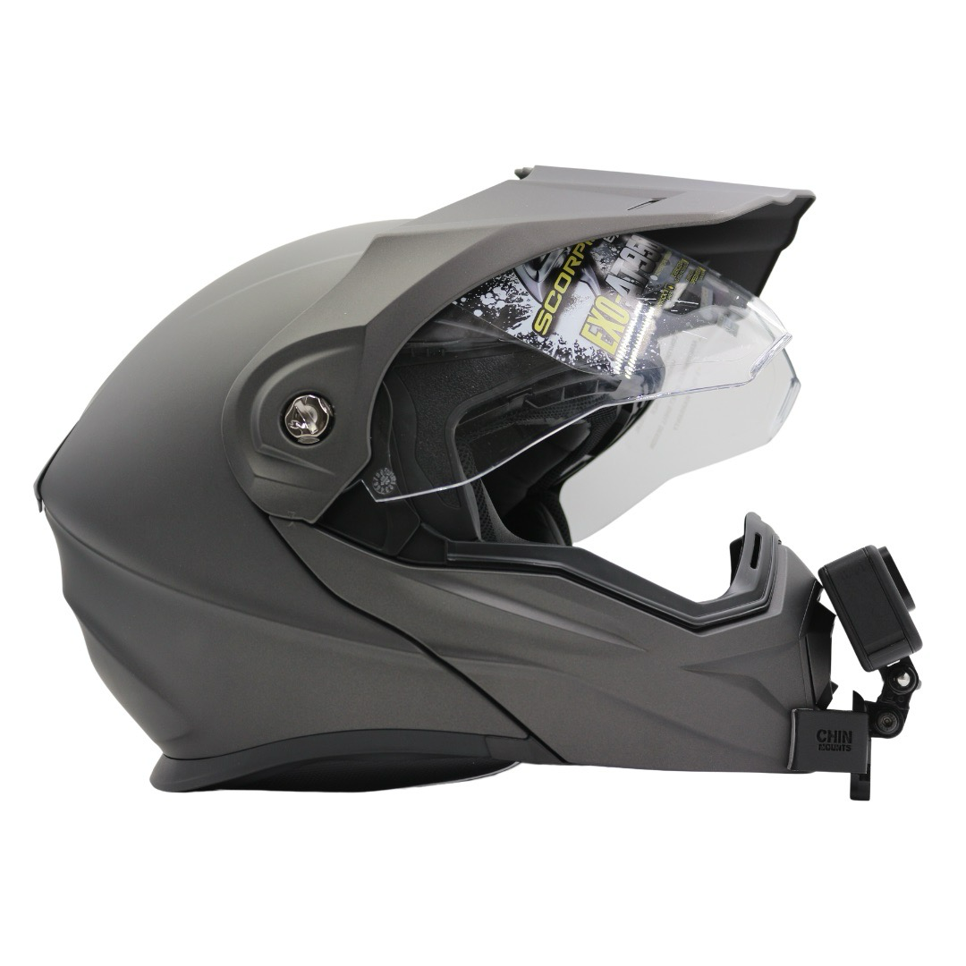 Scorpion EXO-AT950 / Scorpion ADX-1 Helmet Chin Mount For GoPro, Insta360, DJI, & more — Chin Mounts