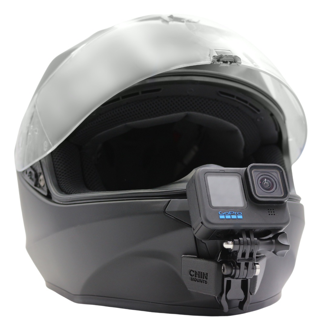 Scorpion EXO-JNR Air Helmet Chin Mount For Action Camera GoPro, Insta360, DJI, & more