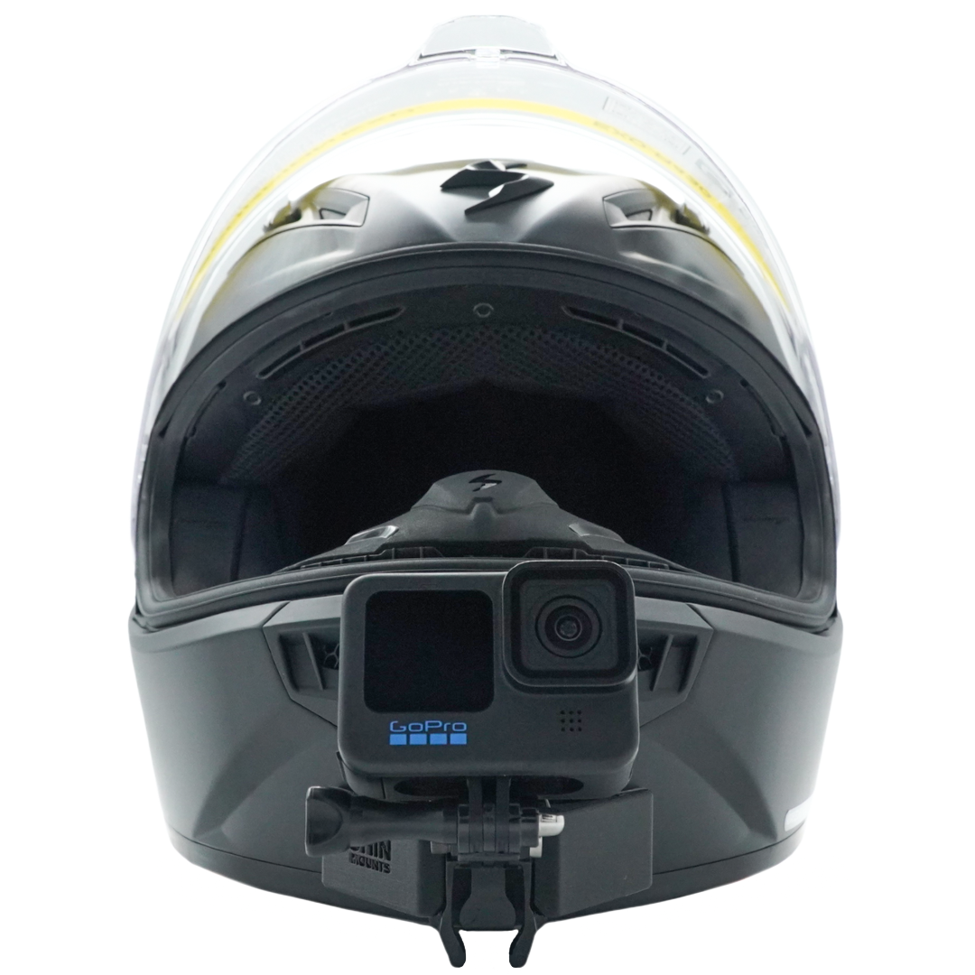 scorpion 3 4 helmet Scorpion EXO-R430 Helmet Chin Mount For GoPro, Insta360, DJI, & more — Chin  Mounts