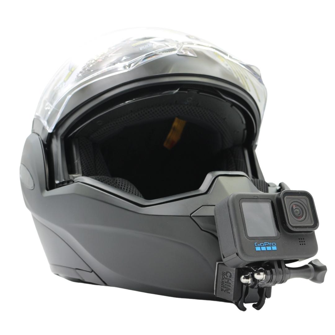 Scorpion EXO-Tech Evo Pro Helmet Chin Mount for Action Camera GoPro, Insta360, DJI, & more