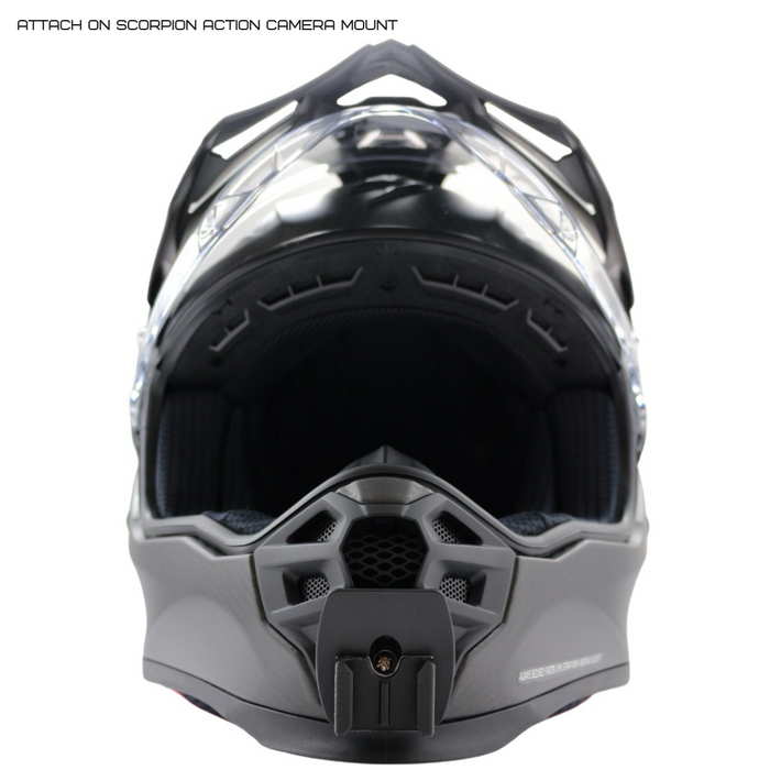 Scorpion Exo-Combat Evo Helmet Streetfighter Jet With Optional Accessories