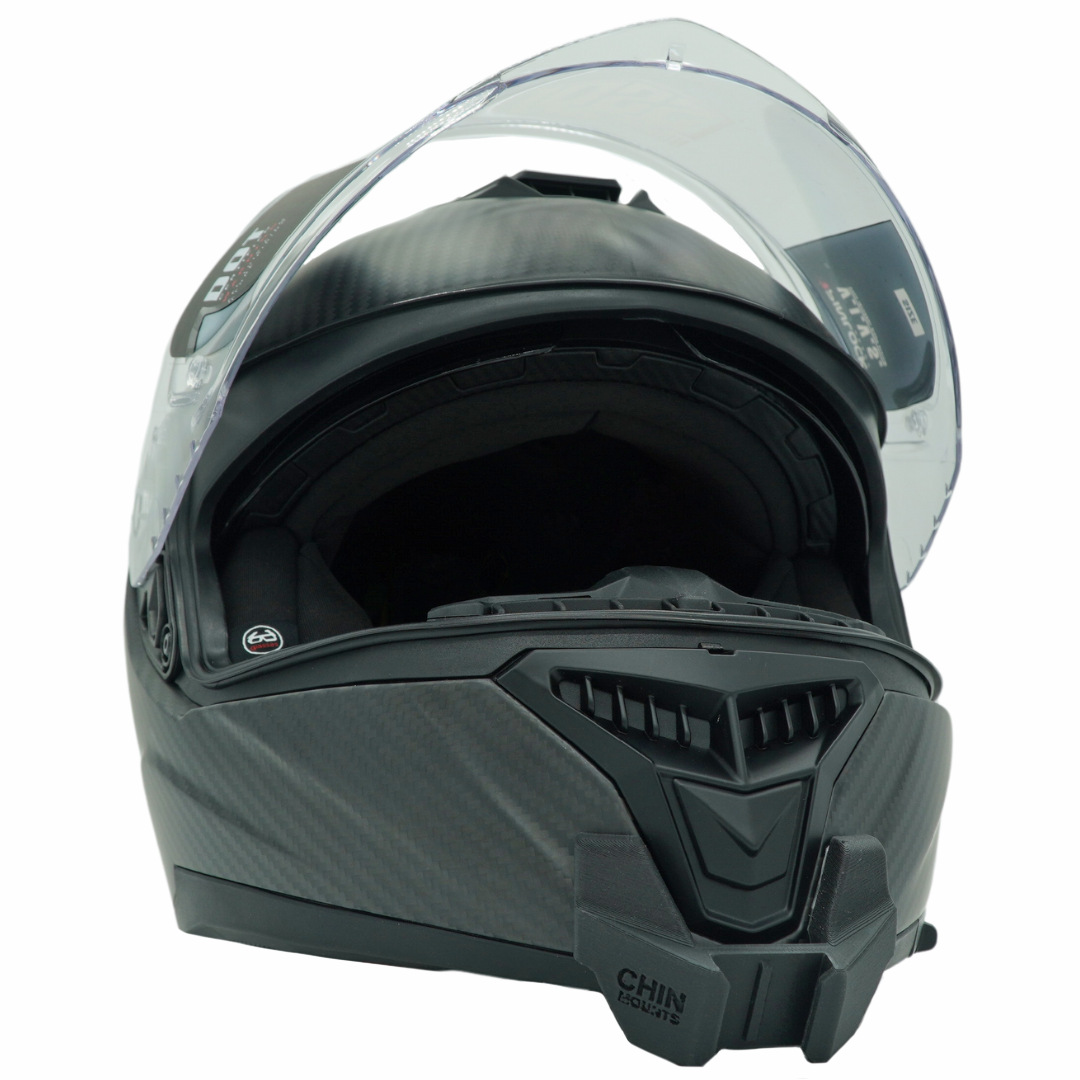 SEC Carbon Chronos Helmet Chin Mount For GoPro, Insta360, DJI, & more