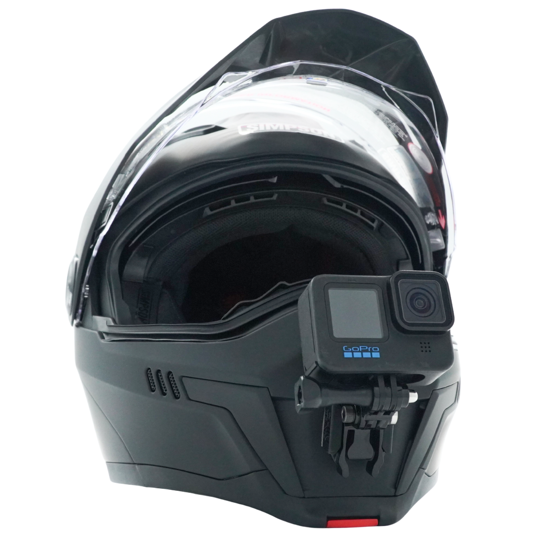 Simpson Journey Helmet Chin Mount For Action Camera GoPro, Insta360, DJI, & more