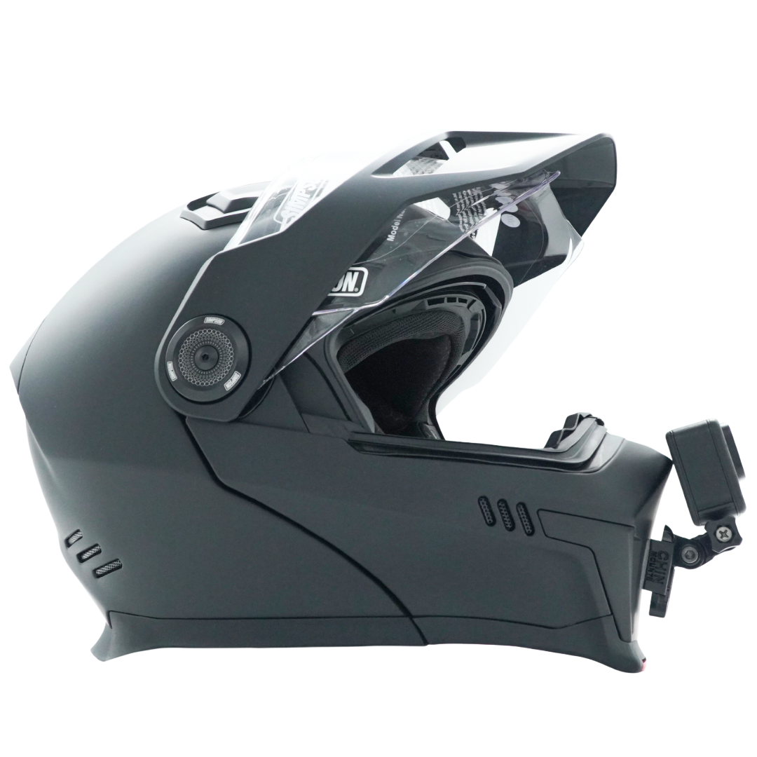 Simpson Journey Helmet Chin Mount For Action Camera GoPro, Insta360, DJI, & more
