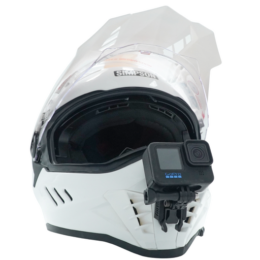 Simpson Xcursion Helmet Action Camera Chin Mount For GoPro, Insta360, DJI, & more