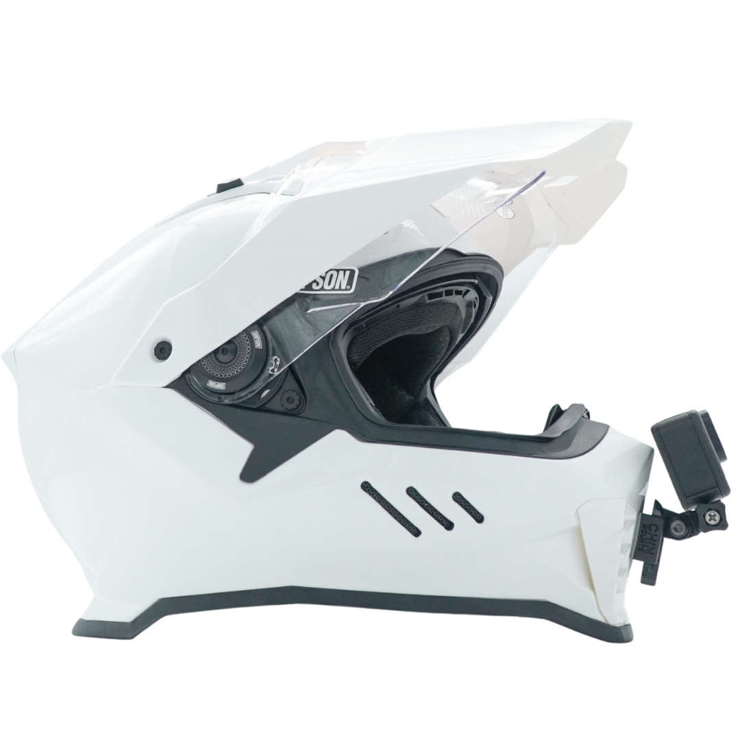 Simpson Xcursion Helmet Action Camera Chin Mount For GoPro, Insta360, DJI, & more