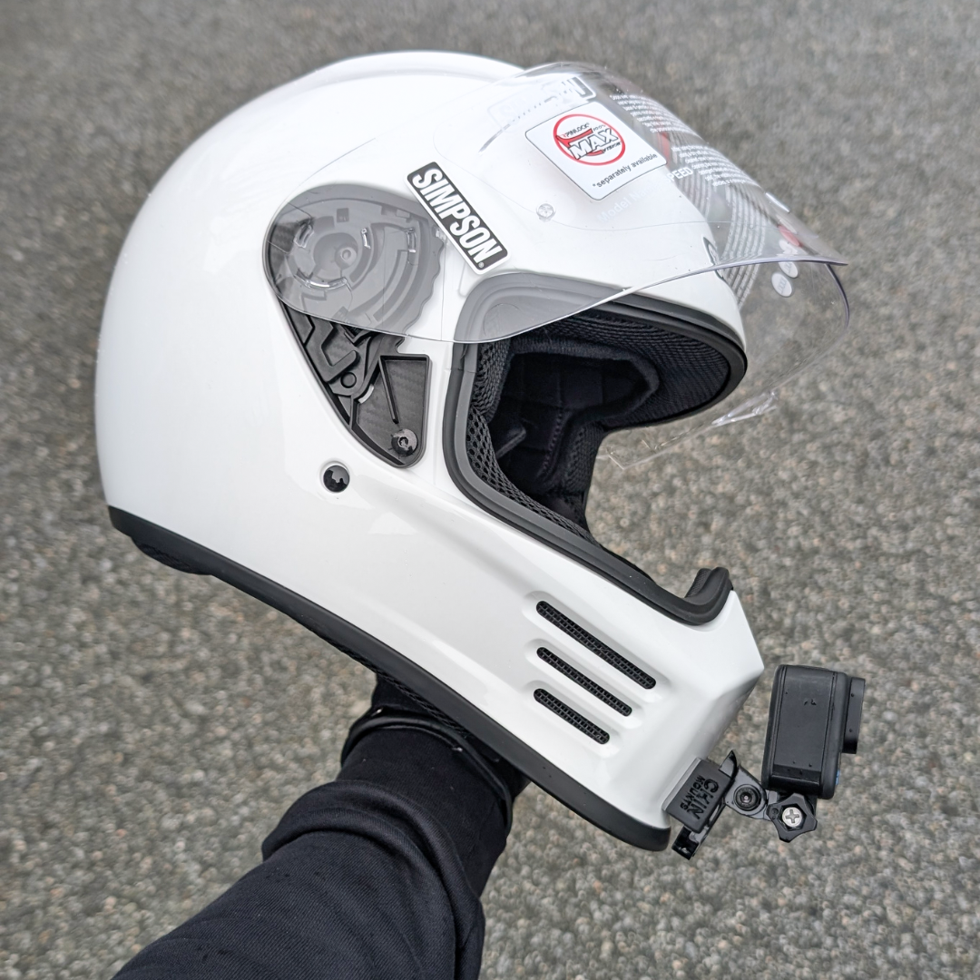 Simpson Speed Bandit Helmet Chin Mount For Action Camera GoPro, Insta360, DJI, & more