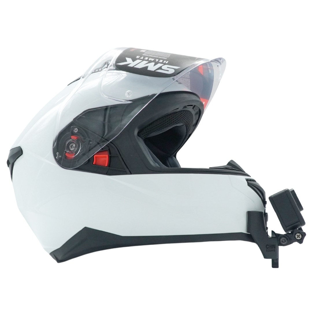 SMK Bionic Helmet Camera Chin Mount for Action Camera GoPro, Insta360, DJI, & more