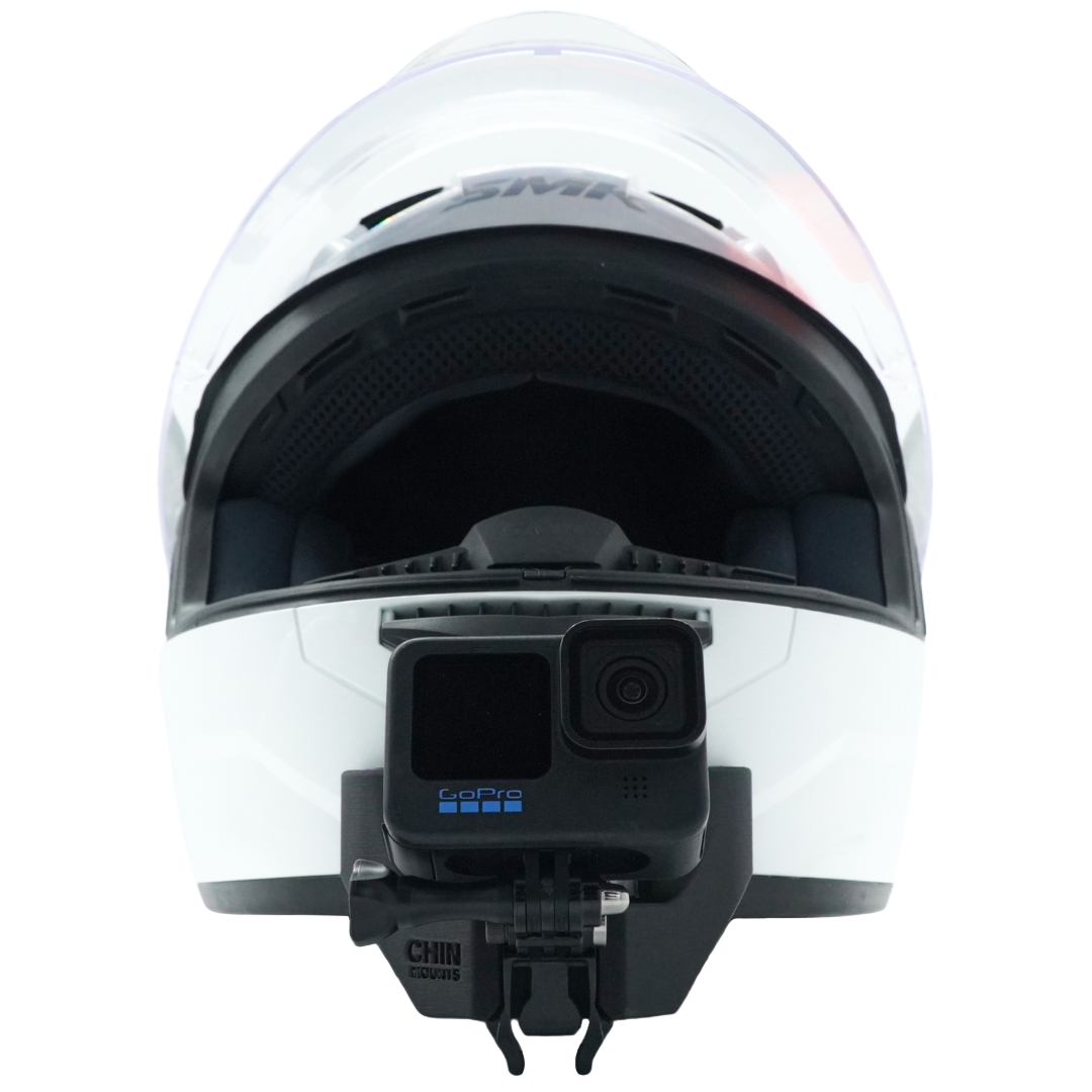 SMK Bionic Helmet Camera Chin Mount for Action Camera GoPro, Insta360, DJI, & more