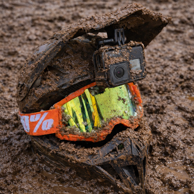 Flexible Adhesive Under Visor Mount