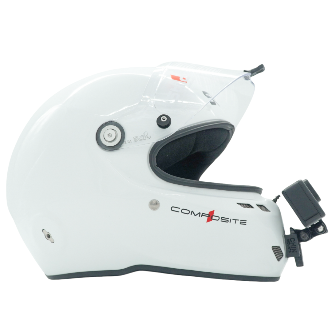 Stilo ST6 Car Helmet Camera Chin Mount for GoPro, Insta360, DJI, more