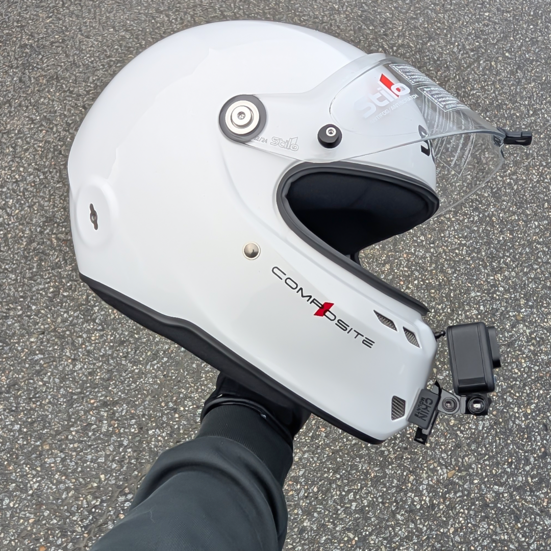 Stilo ST6 Car Helmet Camera Chin Mount for GoPro, Insta360, DJI, more
