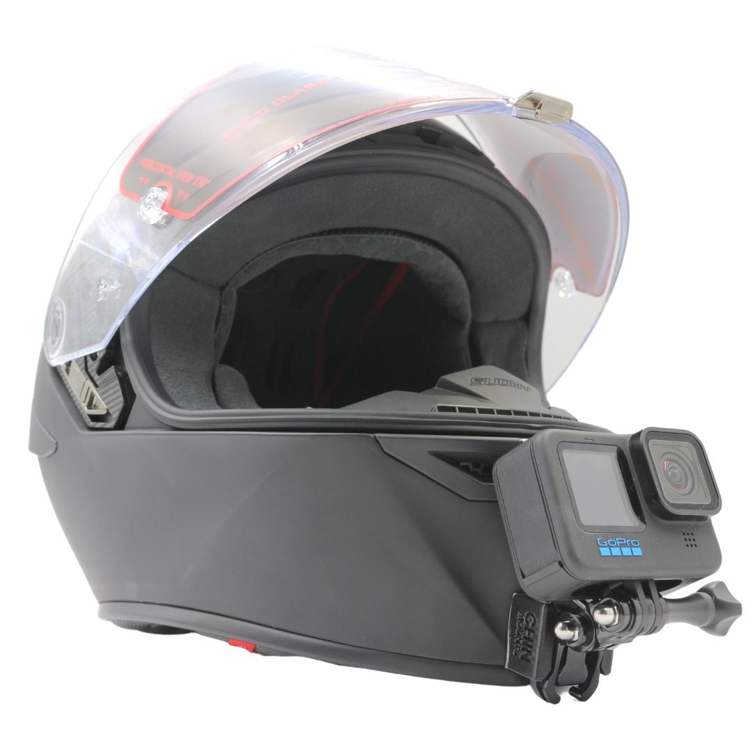 Suomy SR GP Evo Helmet Chin Mount For Action Camera GoPro, Insta360, DJI, & more