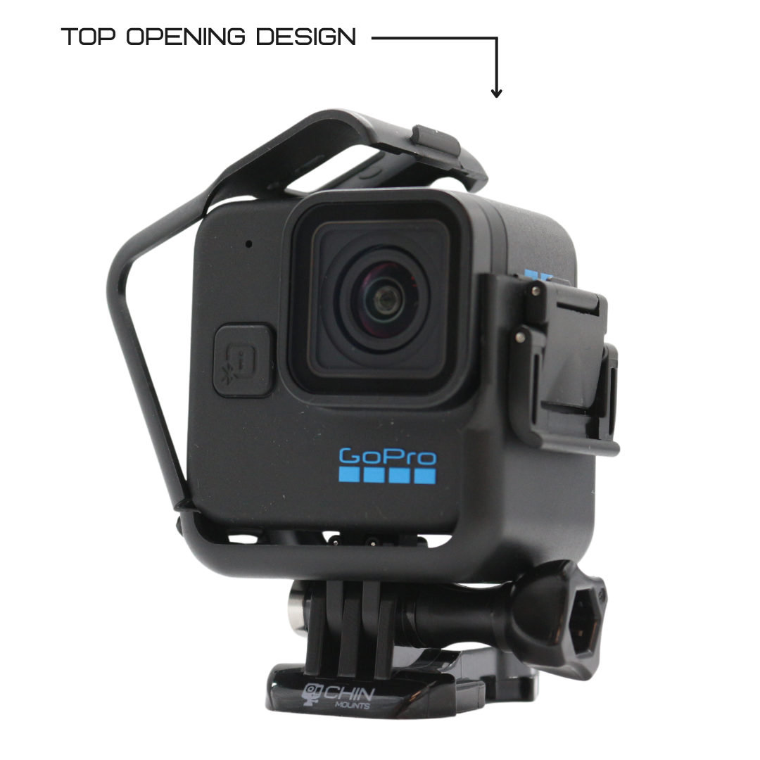 Top Opening Case for GoPro Hero 11 Mini (with thumb screw and base mount)