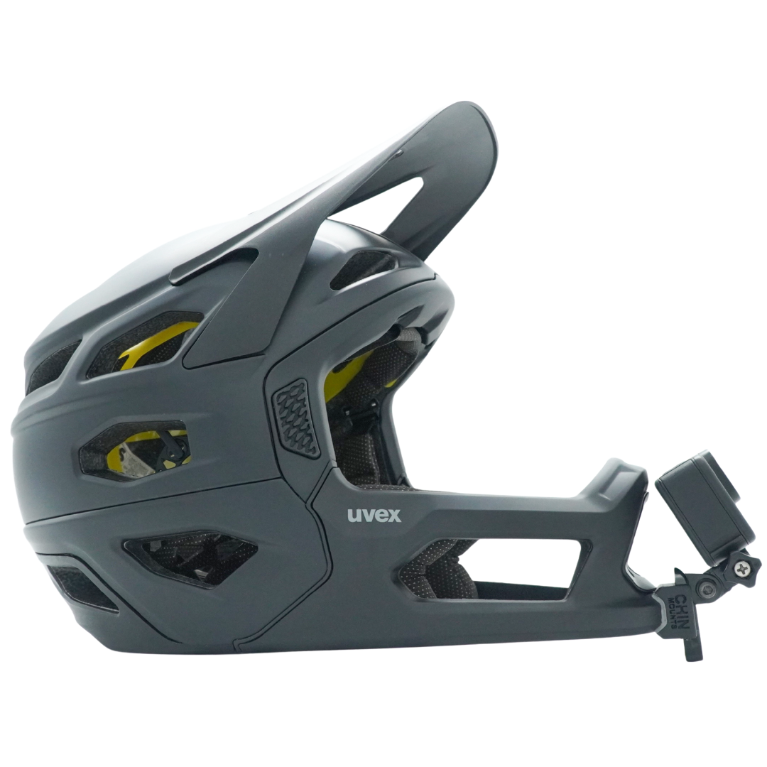 Uvex Revolt MTB Helmet Chin Mount For Action Camera GoPro, Insta360, DJI, & more