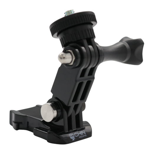 Universal Motorcycle Helmet Chin Mount For GoPro Hero 9/8/7/6/5 - Black Plastic