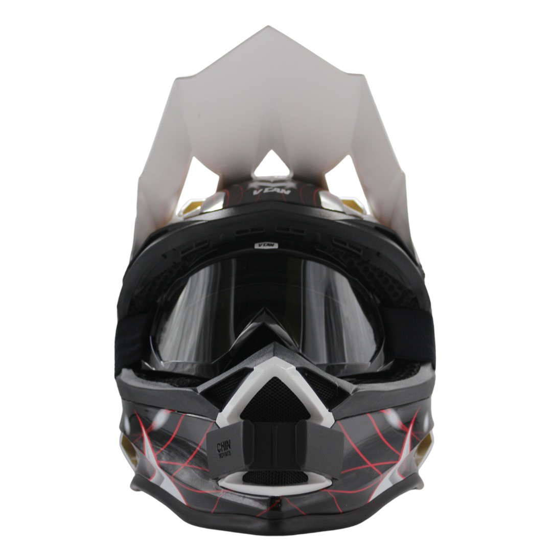 VCAN VX38 Helmet Chin Mount for GoPro, Insta360, DJI, & more