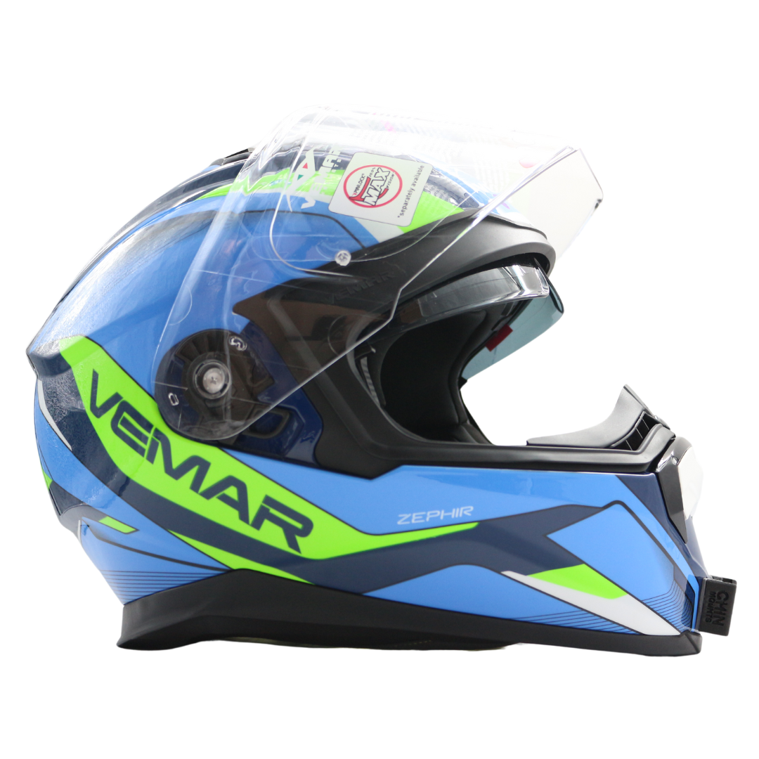 Vemar Zephir Helmet Camera Chin Mount for GoPro, Insta360, DJI