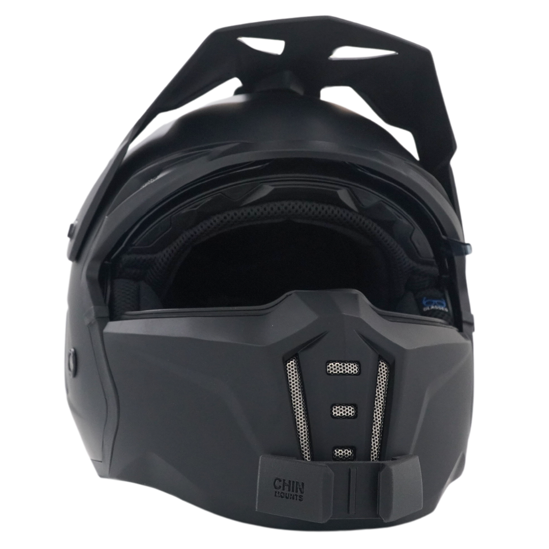 VINZ Shuto Helmet Chin Mount For GoPro, Insta360, DJI, & more