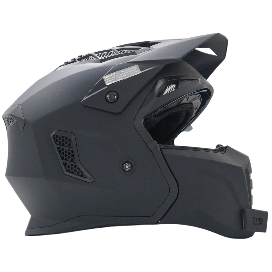 VINZ Shuto Helmet Chin Mount For GoPro, Insta360, DJI, & more