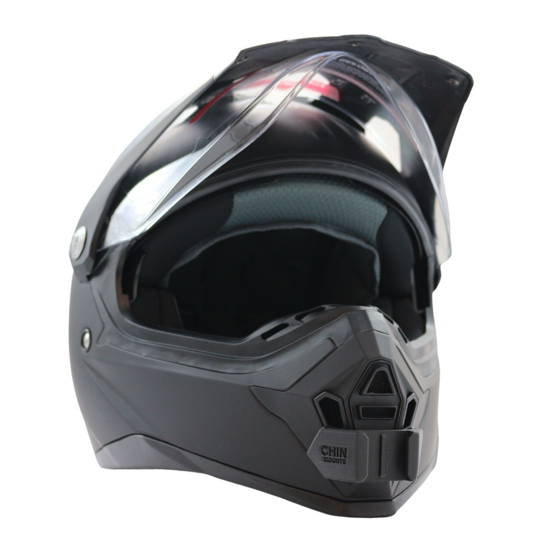 Westt Cross X Motorcycle Helmet Chin Mount for GoPro, Insta360, DJI, & more
