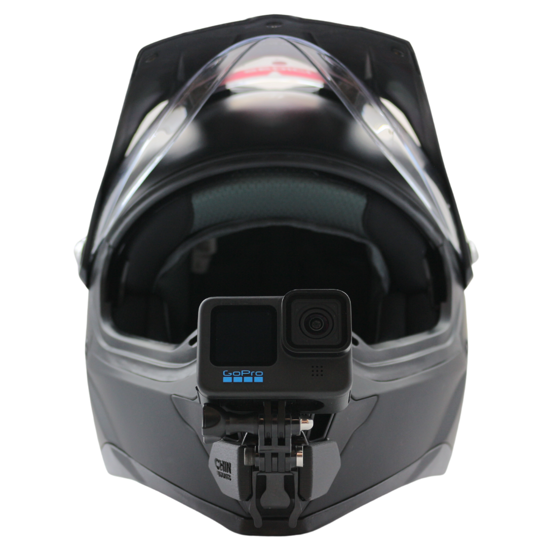 Westt Cross X Motorcycle Helmet Chin Mount for GoPro, Insta360, DJI, & more